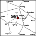 Landkarte Neuburg